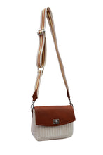 Load image into Gallery viewer, Jacquard &amp; Leather Crossbody