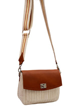 Load image into Gallery viewer, Jacquard &amp; Leather Crossbody