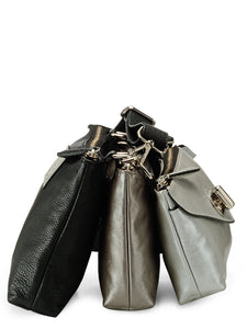 Three In One Cross Body Bag in Genuine Leather