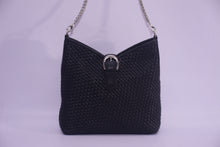 Load image into Gallery viewer, LEATHER WOVEN MINI BUCKET