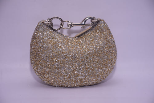 BEADED ROUND MINI HAND-HELD