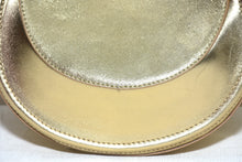 Load image into Gallery viewer, Metallic Suede &amp; Leather Grab Handle Bag