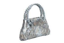 Load image into Gallery viewer, Foiled snake braided handle purse