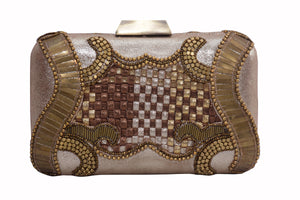 Signature Beaded & Woven Clutch