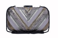 Load image into Gallery viewer, Chevron Pleated Multi Clutch