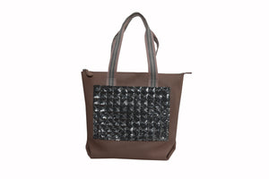 Sequinned  Pocket Tote