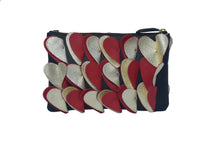 Load image into Gallery viewer, HEART APPLIQUE ZIP CLUTCH &amp; CROSSBODY