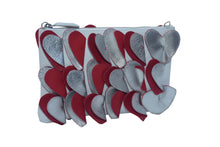Load image into Gallery viewer, HEART APPLIQUE ZIP CLUTCH &amp; CROSSBODY