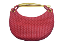 Load image into Gallery viewer, WOVEN BAG WITH METAL FISH HANDLE