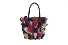 Load image into Gallery viewer, HEART APPLIQUE MINI BUCKET BAG