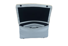 Load image into Gallery viewer, HEART EMBELLISHED FOLDOVER CLUTCH