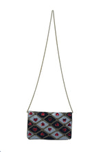 Load image into Gallery viewer, HEART EMBELLISHMENT FOLDOVER CLUTCH
