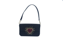 Load image into Gallery viewer, HEARTS BEADED SHOULDER BAG