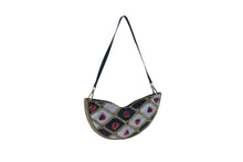 Load image into Gallery viewer, HEART EMBELLISHED CRESCENT BAG