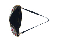 Load image into Gallery viewer, HEART EMBELLISHED CRESCENT BAG