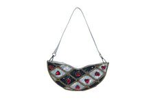 Load image into Gallery viewer, HEART EMBELLISHED CRESCENT BAG