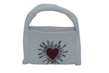 Load image into Gallery viewer, HEARTS BEADED BARREL BAG