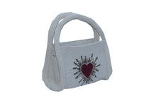 Load image into Gallery viewer, HEARTS BEADED BARREL BAG