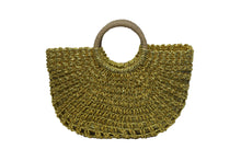 Load image into Gallery viewer, METALLIC WOVEN BASKET
