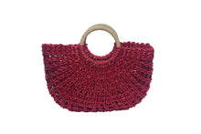 Load image into Gallery viewer, METALLIC WOVEN BASKET TOTE