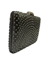 Load image into Gallery viewer, STUDDED BOX CLUTCH IN LEATHER