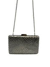 Load image into Gallery viewer, STUDDED BOX CLUTCH IN LEATHER