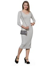 Load image into Gallery viewer, Foiled Snake Print Wallet Clutch