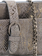 Load image into Gallery viewer, Foiled Snake Print Wallet Clutch