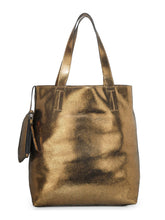 Load image into Gallery viewer, Pebble Foiled Unlined Shopper In Genuine Leather