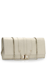 Load image into Gallery viewer, Croco Embossed Clutch In Genuine Leather