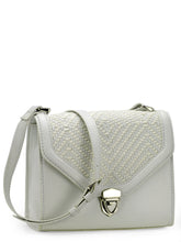 Load image into Gallery viewer, Diamond Weave Cross-body Bag In Genuine Leather