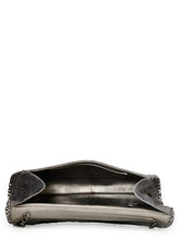 Load image into Gallery viewer, Foiled Snake Printed Envelope Clutch With Chain Detail