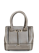 Load image into Gallery viewer, Mini Shopper In Metallic Leather