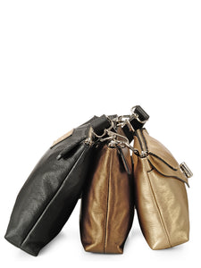 Three In One Cross Body Bag in Genuine  Leather