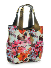 Load image into Gallery viewer, Floral Printed Leather Shopper