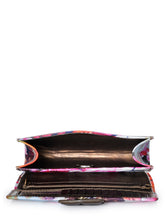 Load image into Gallery viewer, Floral Printed Leather Wallet Clutch