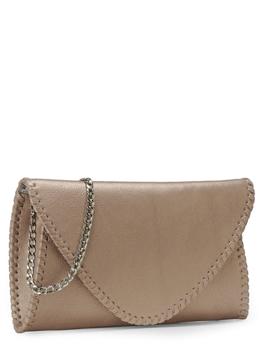 Envelope Clutch In Genuine Leather