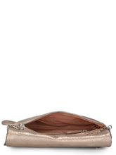 Load image into Gallery viewer, Thread Embroidered &amp; Metal Beaded Clutch