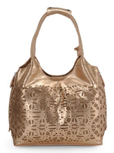 Load image into Gallery viewer, Laser Cut Hobo In Crackle Leather