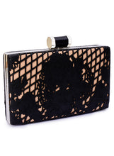 Load image into Gallery viewer, Floral Laser Cut Clutch