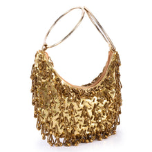 Load image into Gallery viewer, Pearl &amp; Sequin Embellished Bag
