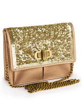 Load image into Gallery viewer, Sequined Cross-body In Genuine Leather