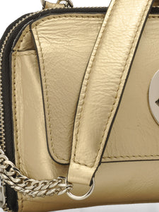 Wallet Zip Clutch In Genuine Leather