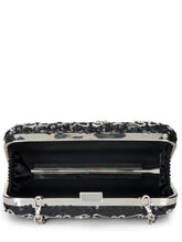 Load image into Gallery viewer, Metallic Thread &amp; Sequins Embellished Clutch