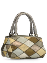 Load image into Gallery viewer, Patchwork Leather Mini Duffle Bag