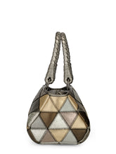 Load image into Gallery viewer, Patchwork Leather Mini Duffle Bag