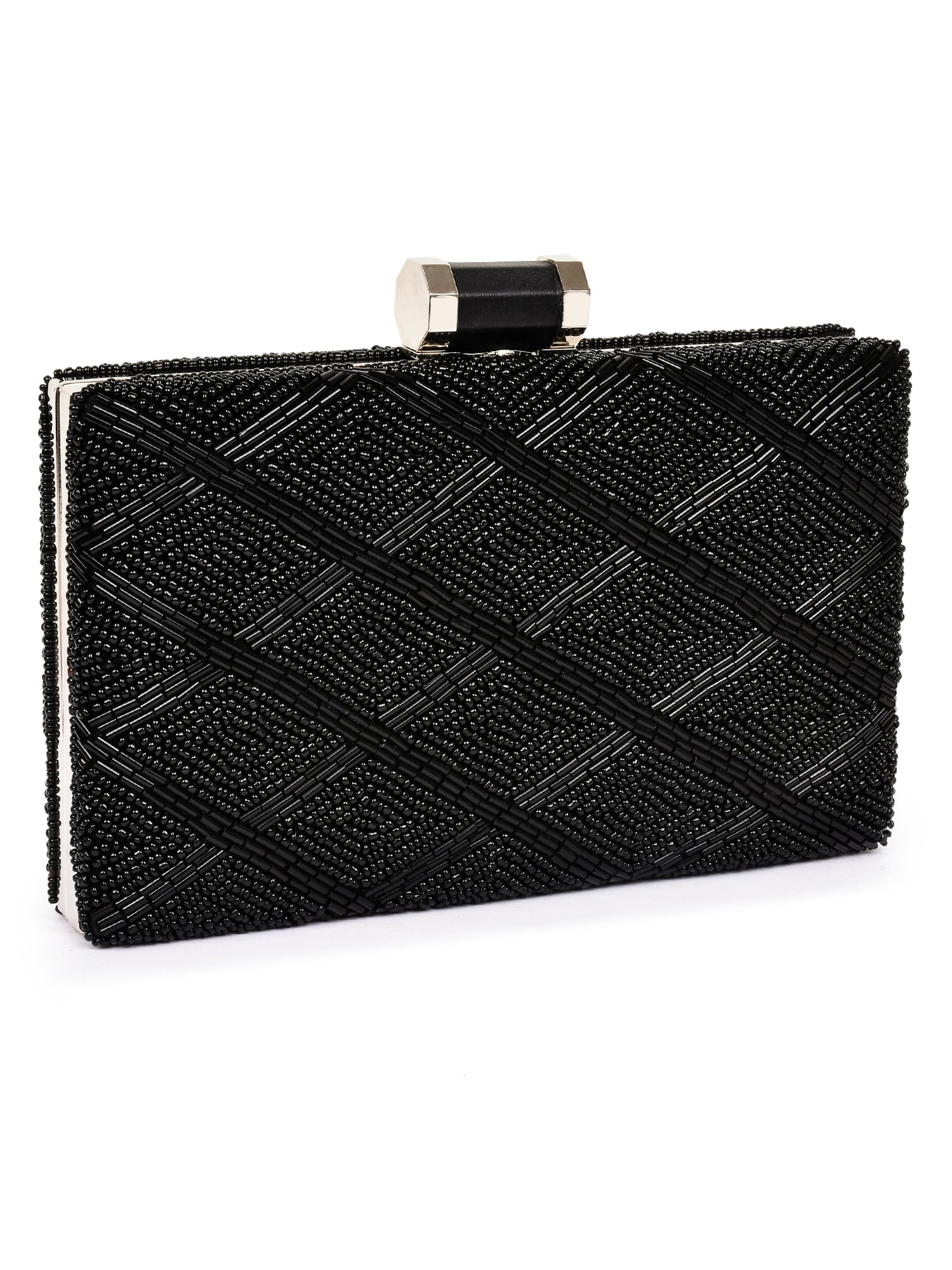 Beaded Box Clutch