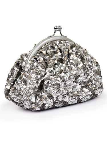 Sequinned Frame Purse