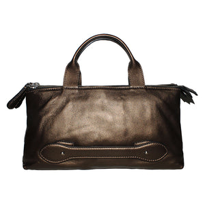 Leather Oversized 3 Compartment Bag